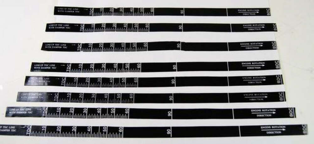 Racing Power Company R1300 Small block chevy 6.000in timing tape - 5pack