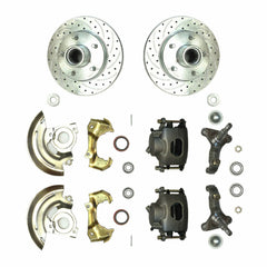 Racing Power Company R1701-4KIT Gm stock heght spindle disc rotor kit