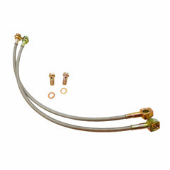 Racing Power Company R1733 16 inch gm metric stainless brake hose kit 7/16 inch