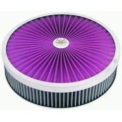 Racing Power Company R2028X 14 inch x 3 inch super flow filter top air cleaner set