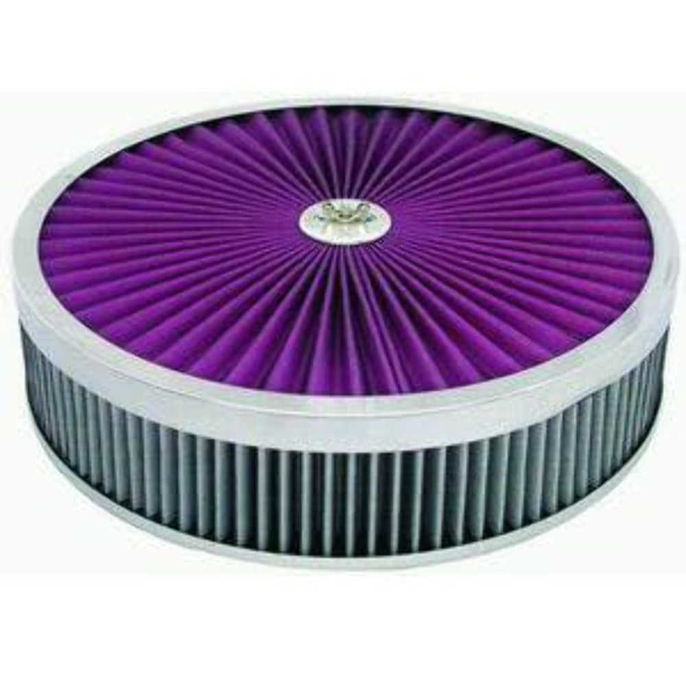 Racing Power Company R2029X 14 inch x 3 inch super flow filter top air cleaner set