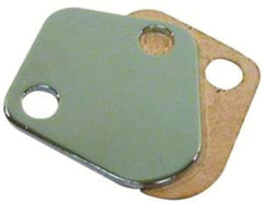 Racing Power Company R2058 Bbc fuel pump block-off plate ea
