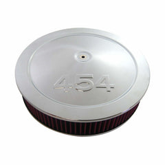 Racing Power Company R2167W 14 inch muscle car style a/c set w/ 454 logo-chr