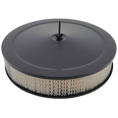 Racing Power Company R2195BK-BOX 14 inch x 3 inch muscle a/c set-black top and base
