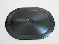 Racing Power Company R2220TBK 12 inch Steel Oval Air Cleaner Top- Black