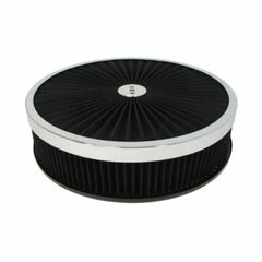 Racing Power Company R2234 14 inch x  3 inch inchsuper flow inch air cleaner kit-(black/chr)