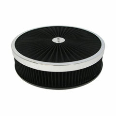 Racing Power Company R2235 14 inch x  3 inch inchsuper flow inch air cleaner kit-(black/chr)