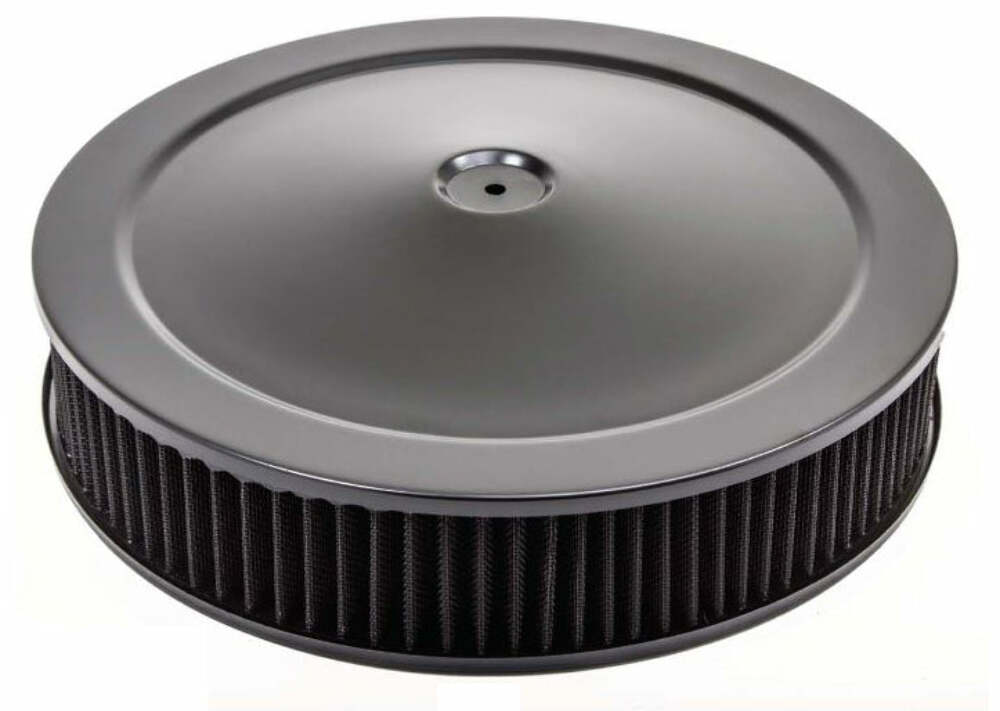 Racing Power Company R2240 14 inch x 3 inch muscle car style a/c inchkit inch -black (a)