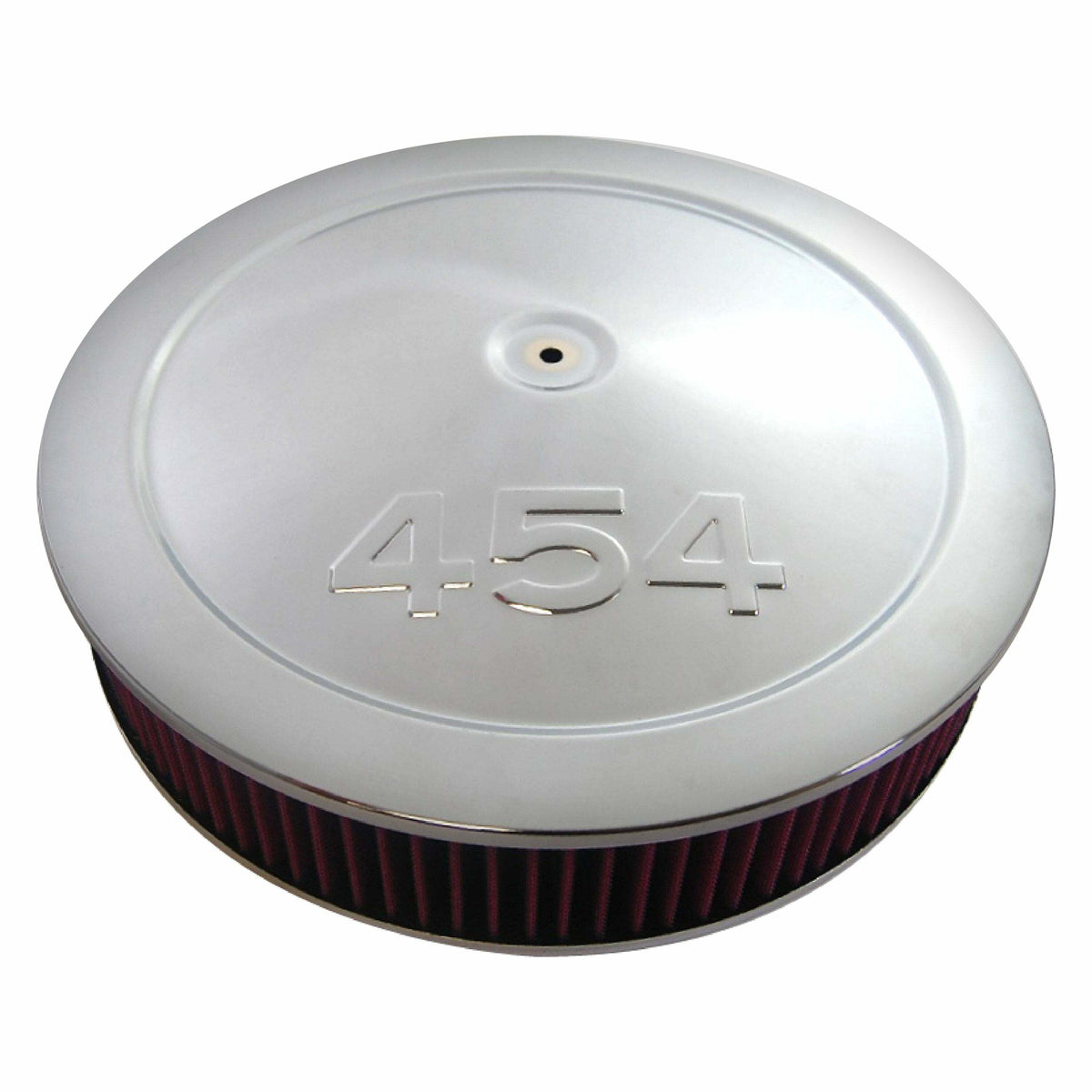 Racing Power Company R2267W e4 inch muscle car style a/c set w/ 454 logo-chr
