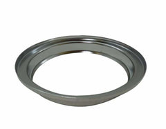 Racing Power Company R2292B 6 inch flat air cleaner base 5-1/8 inch neck - chrome