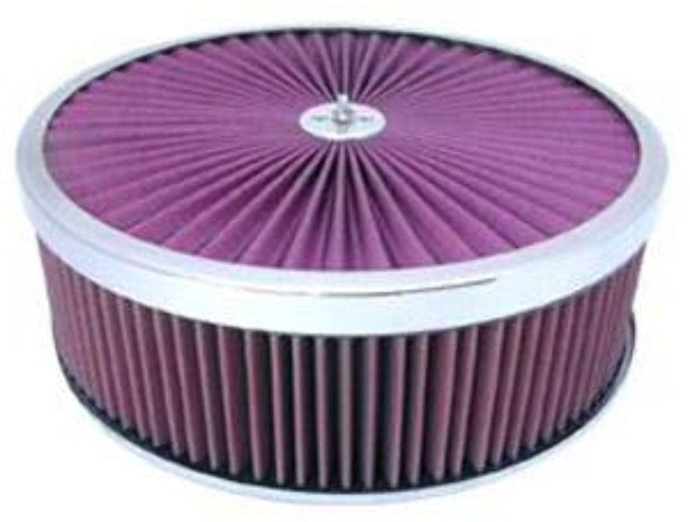 Racing Power Company R2442X Chrome 14x4 super flow air cleaner