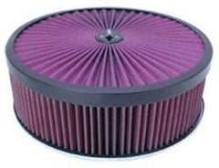 Racing Power Company R2447X Black 14x4 super flow air cleaner