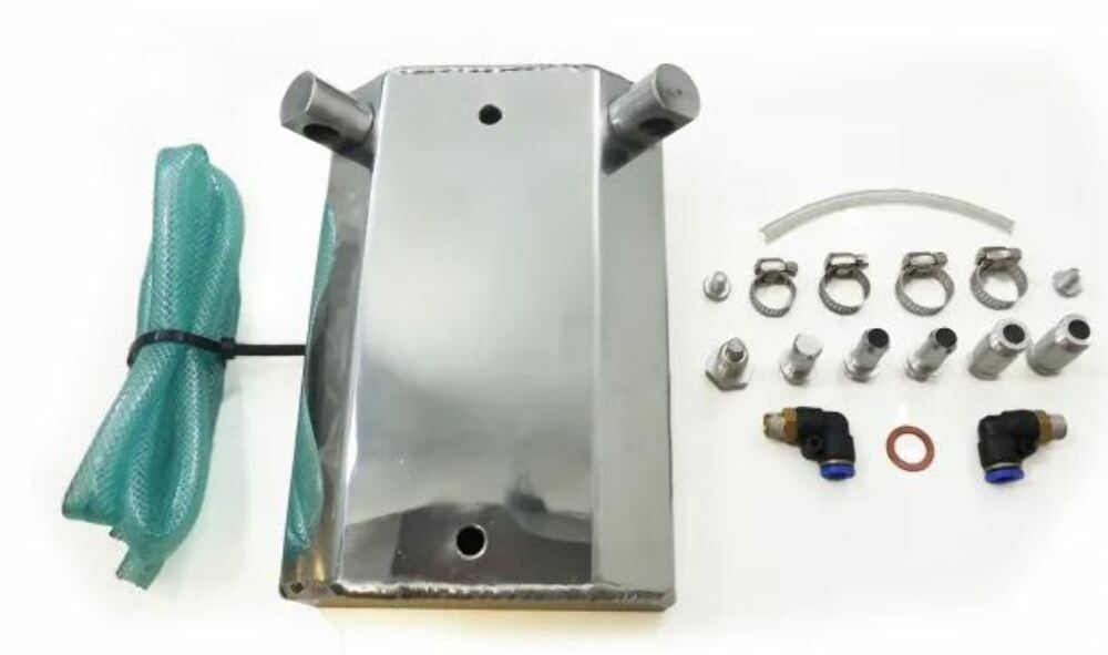 Racing Power Company R2514 Fabricated alum oil catch tank 2.1 pints