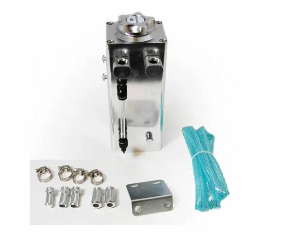 Racing Power Company R2523 Billet alum square oil catch tank 34 oz
