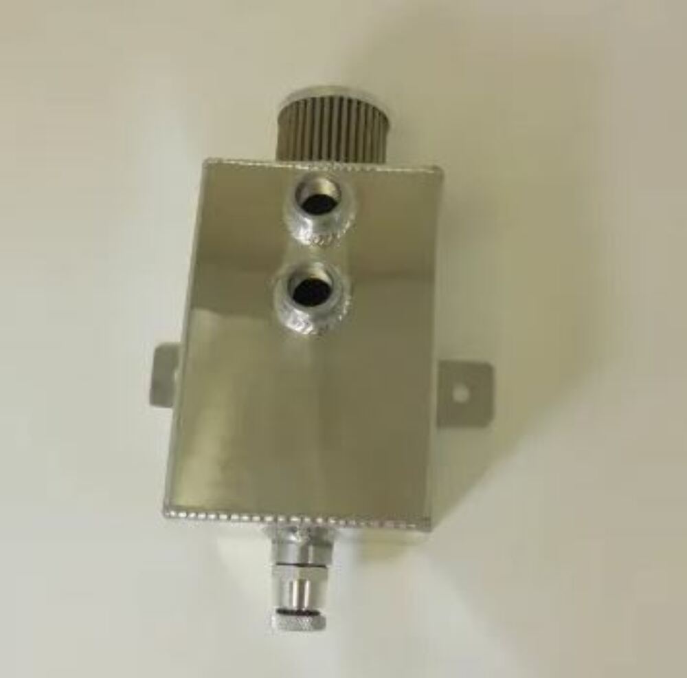 Racing Power Company R2541 Fabricated alum catch tanks with drain