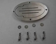 Racing Power Company R2564 BILLET OVAL FUEL FILL DOOR