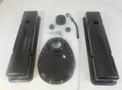 Racing Power Company R3023BK Sbc dress-up kit short v/c- black finished