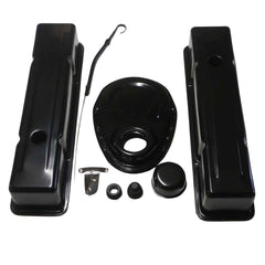 Racing Power Company R3024BK Sbc dress-up kit tall v/c black finished