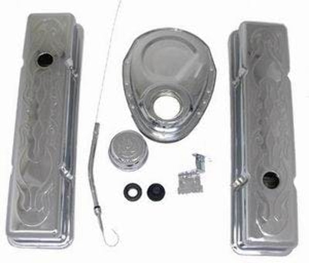 Racing Power Company R3033 Sb chevy inchflame inch dress-up kit kit