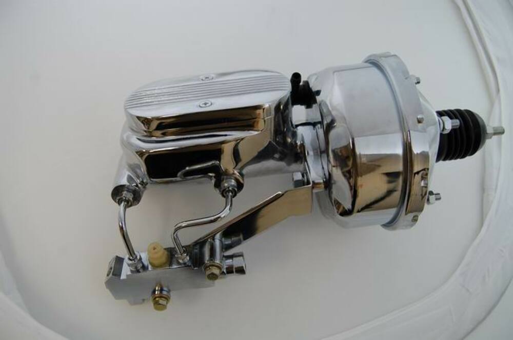 Racing Power Company R3542-3C Gm 1955-1970 7 inch single booster w/ 1 inch bore mc kit