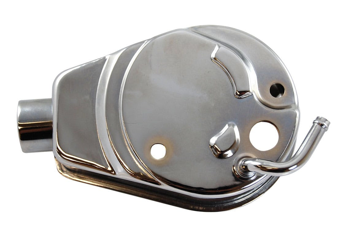 Racing Power Company R3812 POWER STEERING PUMP RESERVOIR ONLY CHROME