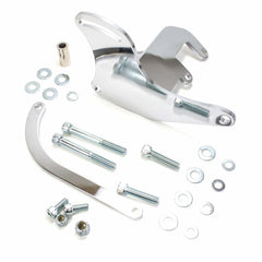 Racing Power Company R3834 Sb chevy driver side alternator bracket - chrome