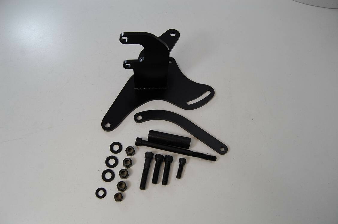 Racing Power Company R3835BK Sb chevy passenger side a/c bracket