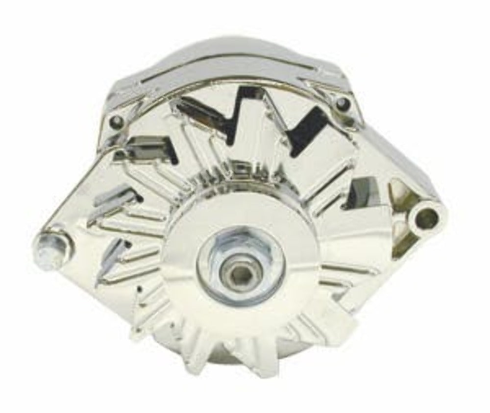 Racing Power Company R3902 Gm alternator v-belt pulley 1-wire 100amp-chrome
