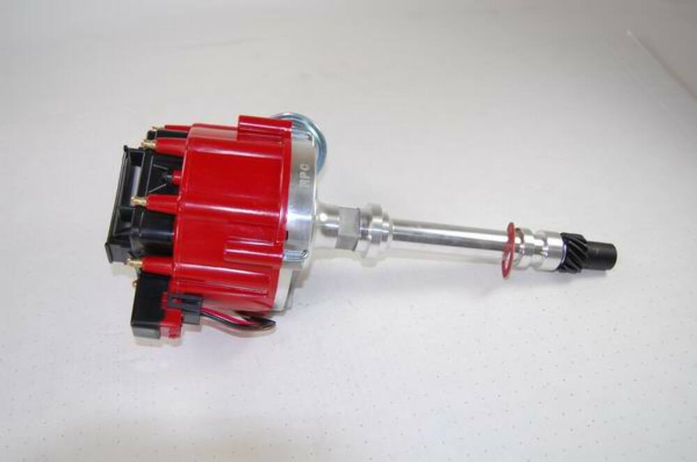 Racing Power Company R3925X Chevy hei distr w/50k coil red/black cap