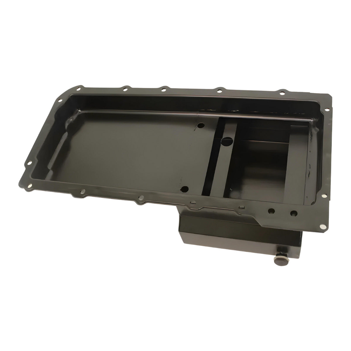 Racing Power Company R4019BK GM LS1 Steel Oil Pan 7 Qt Cpty An10 Fitting 90 D