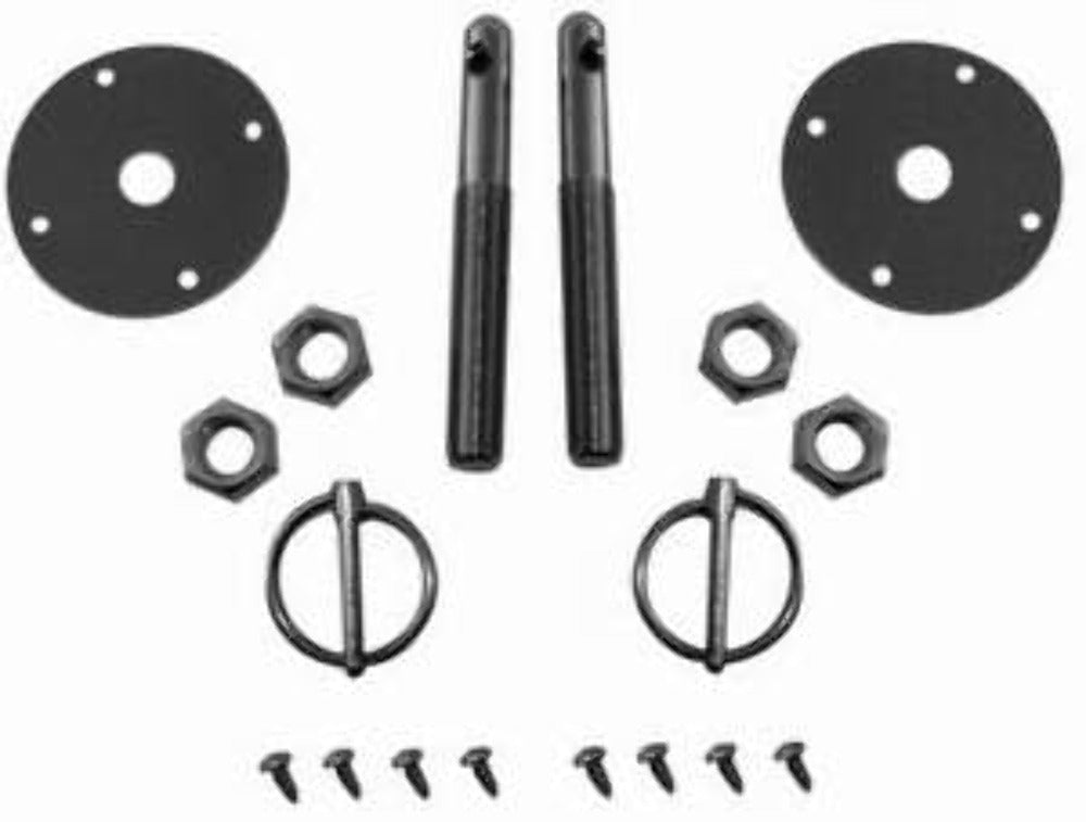 Racing Power Company R4056 Chrome 3/16 inch flip-over hood pin kit