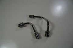Racing Power Company R4505C Left mount brake line set chrome