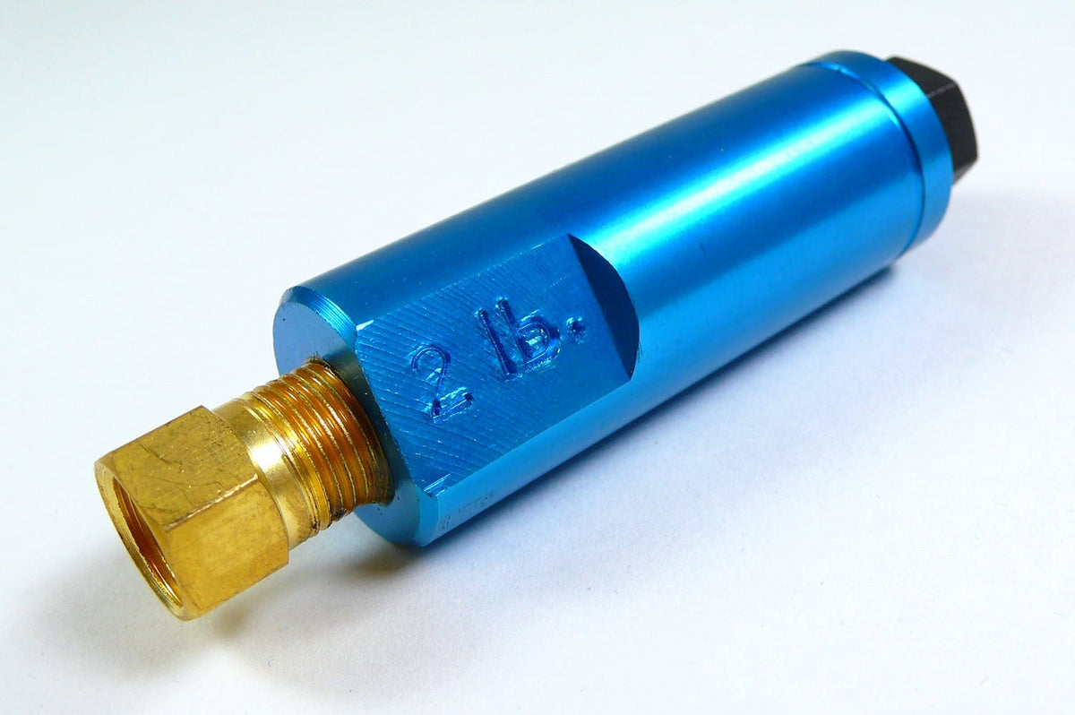Racing Power Company R4513 Residual check valve 2 lbs blue