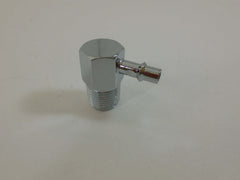 Racing Power Company R4535 Chrome steel fitting 3/8 inch male w/1/4 inch hose barb