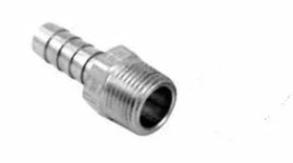Racing Power Company R4546 Alum 3/8 inch male w/ 1/2 inch hose barb