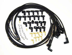 Racing Power Company R4603 SPARK PLUG WIRE SET BLACK WIRE/BOOTS 90 DEG