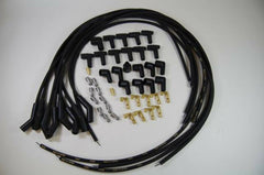 Racing Power Company R4604 SPARK PLUG WIRE SET BLACK BOOTS 135 DEG 8MM