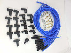 Racing Power Company R4605BLU SPARK PLUG WIRE SET BLUE WIRES/BOOTS 180 DEG 8MM