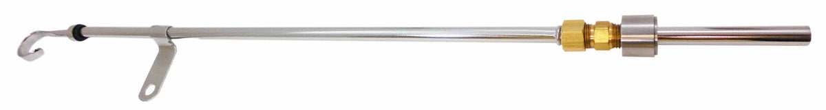 Racing Power Company R4959 Universal oil pan dipstick with 1/4 inch npt fittin