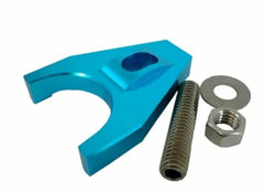 Racing Power Company R5116BLU Alum sbc distributor hold down clamp - blue