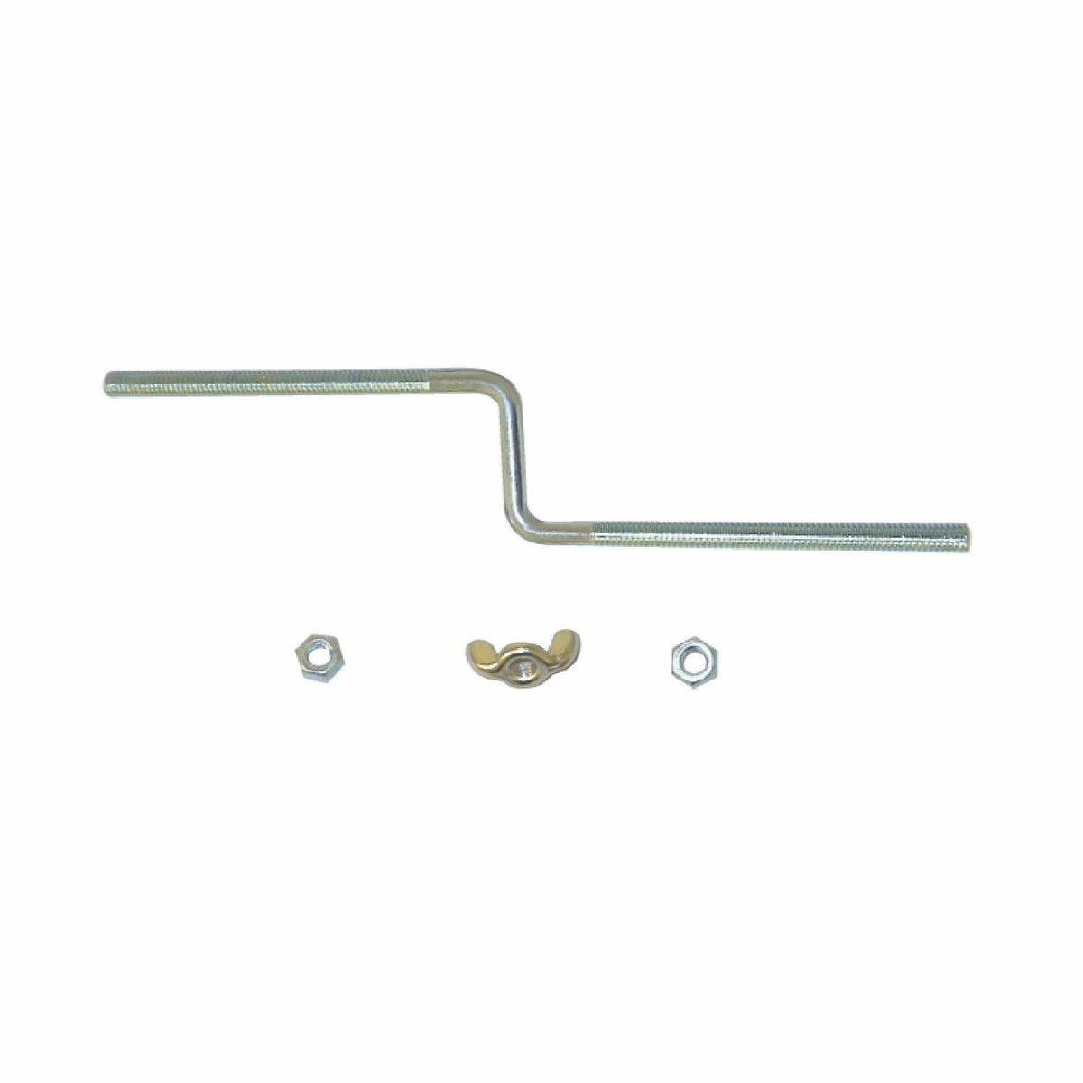 Racing Power Company R5196 1/4-20 X 8 inch OFFSET STUD W/WING NUT