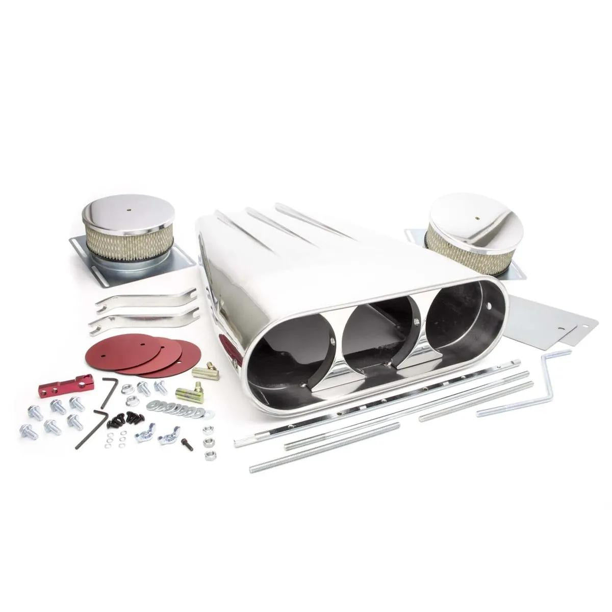 Racing Power Company R5239 Pol alum scoop 20 inch dual quad kit