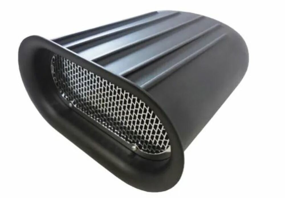 Racing Power Company R5246BK Alum small inchfinned inch scoop - black