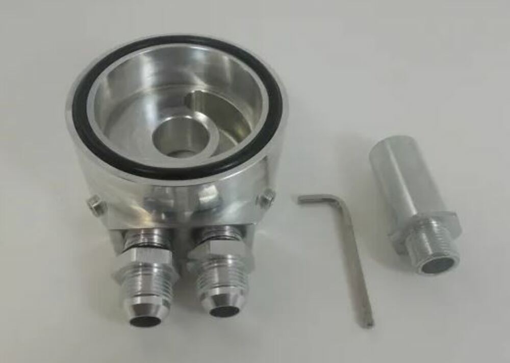 Racing Power Company R5304 Oilfil adapt fem ports 1/2bpss center 13/16