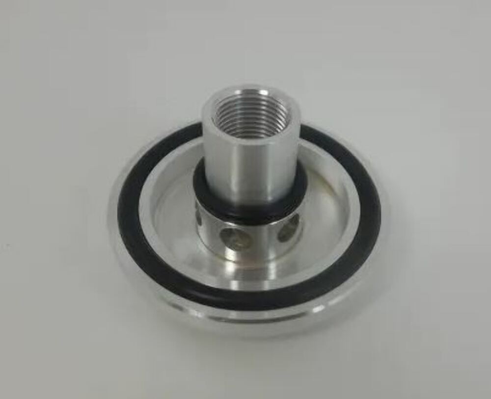 Racing Power Company R5306 Oilfil adapter female ports center 3/4x16