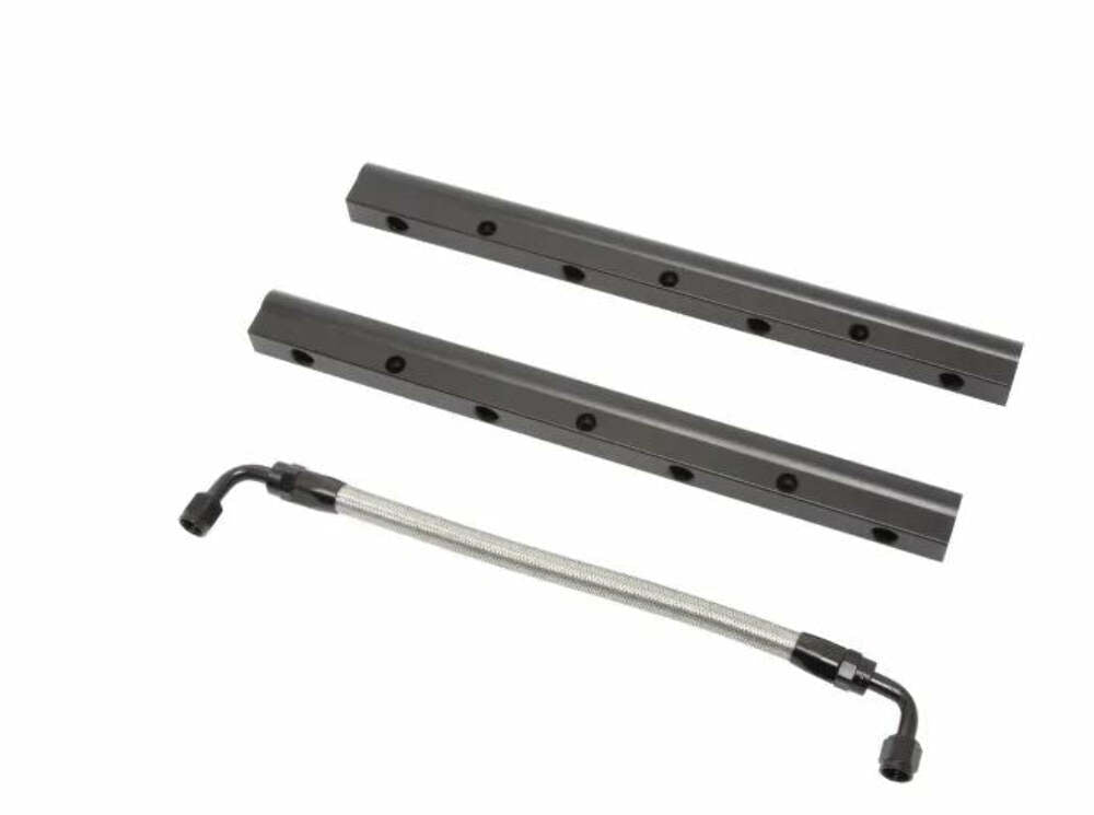 Racing Power Company R5465BK Ls3 billet fuel rail kit- black