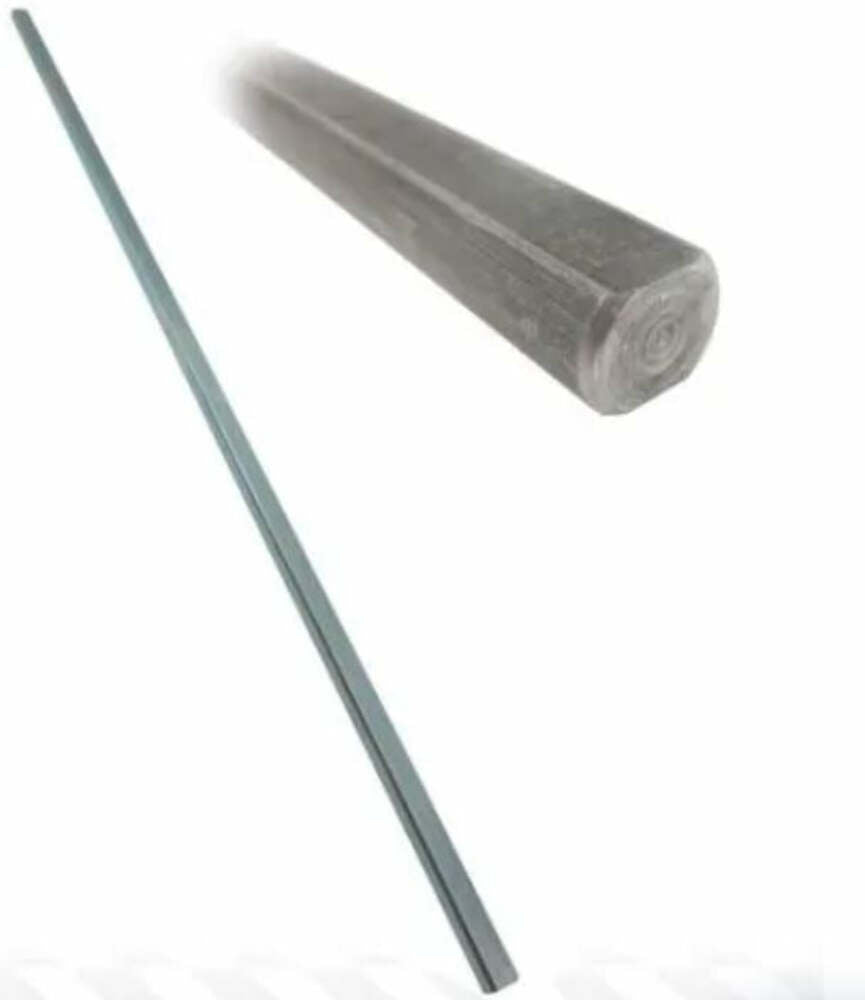 Racing Power Company R5561 3/4 inch od solid steel double d column shaft 24 inch lg