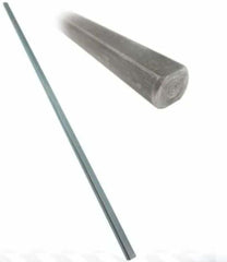 Racing Power Company R5561 3/4 inch od solid steel double d column shaft 24 inch lg