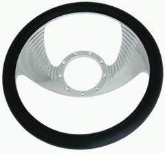 Racing Power Company R5605 14 inch alum/leather steering wheel ea