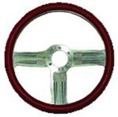 Racing Power Company R5610 14 inch alum/leather steering wheel ea